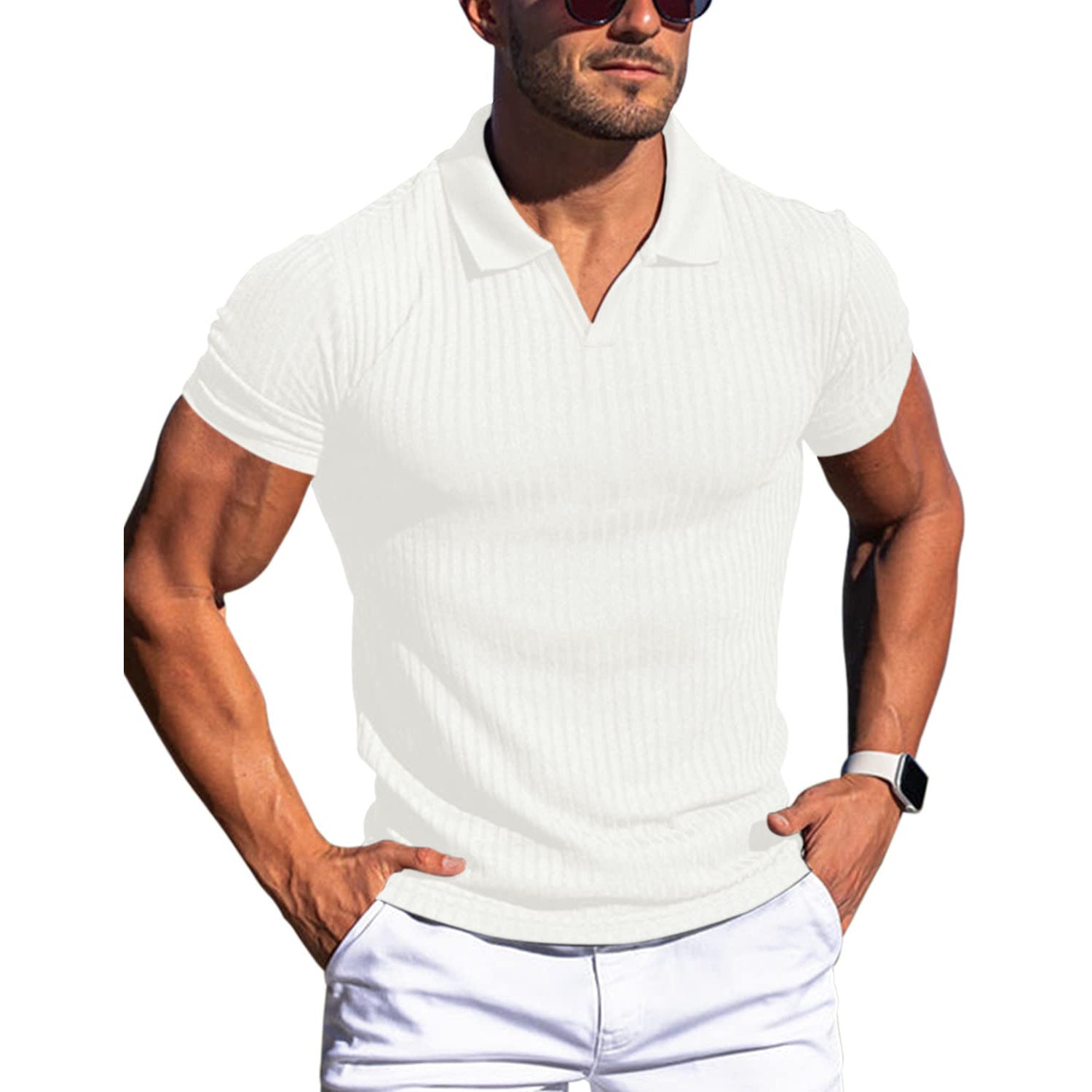 Polo V short-sleeved shirt